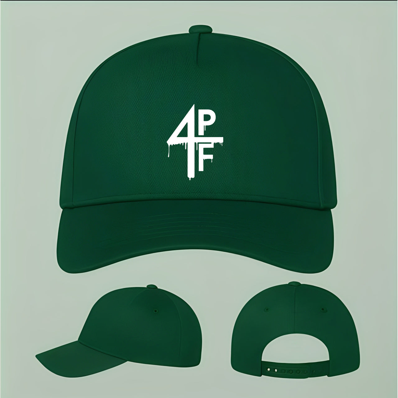 4PF Five Panel Twill Snapback Cap