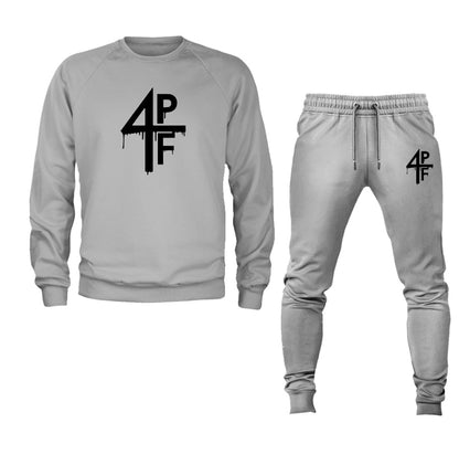 Men's 4PF Crewneck Sweatshirt Joggers Suit