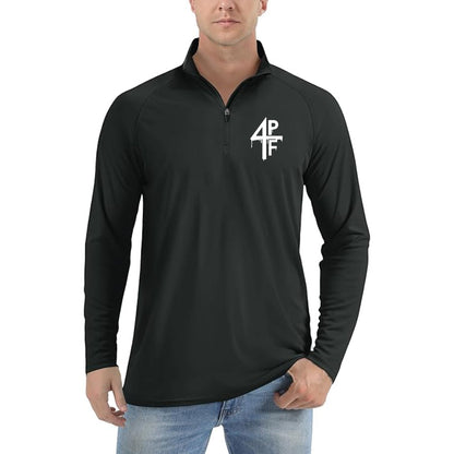 Men's 4PF Lightweight Quarter-Zip Athletic Shirt – Long Sleeve Polyester Wear