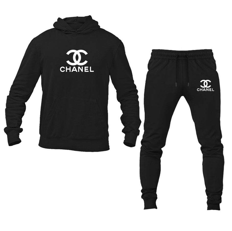 Men's Chanel Hoodie Joggers Set