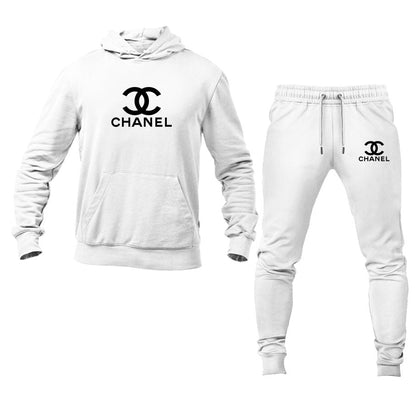 Men's Chanel Hoodie Joggers Set