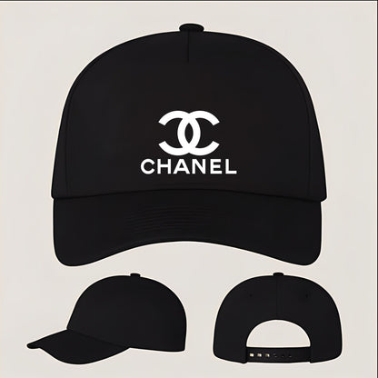 Chanel Five Panel Twill Snapback Cap