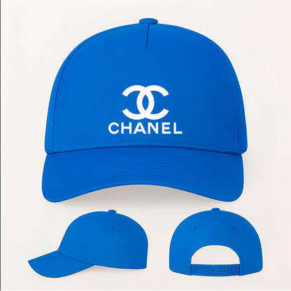 Chanel Five Panel Twill Snapback Cap