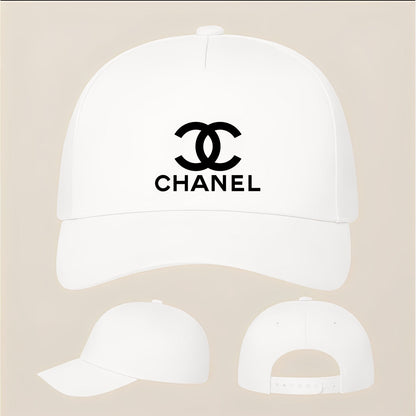 Chanel Five Panel Twill Snapback Cap
