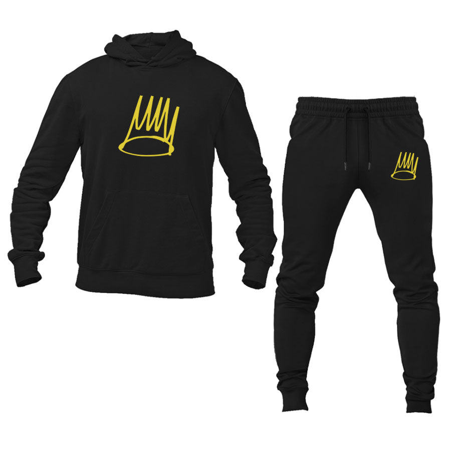 Men's J. Cole Crown Hoodie Joggers Set