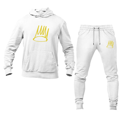 Men's J. Cole Crown Hoodie Joggers Set