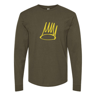 Men's J. Cole Crown Long Sleeve T-Shirt