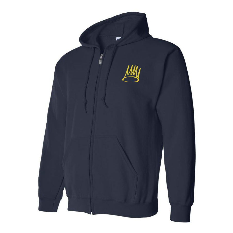 Men's J. Cole Crown Zipper Hoodie