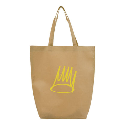 J. Cole Crown Q-Tees - Non-Woven Gusset Bottom Tote - Q1251
